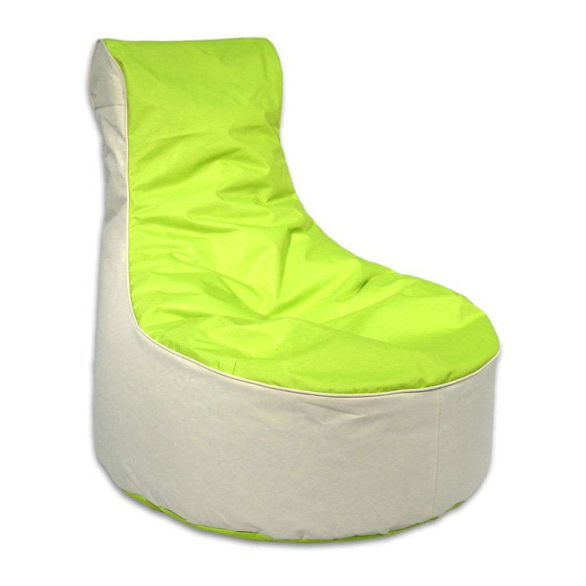 Kinzler Sitzsack Lounge Sessel Bicolour aus Stoff in Grün oder Bunt im minimalistischen Design - Bild 1