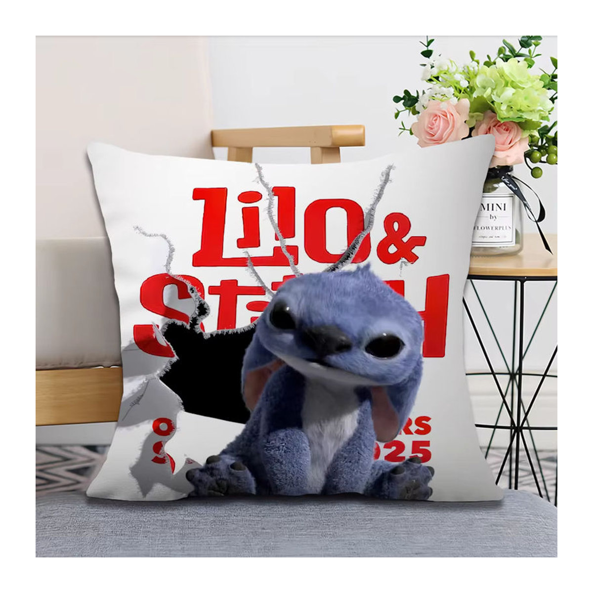 Kissenbezug mit Lilo & Stitch Motiv in Mehrfarbig für dein Sofa oder Wohnzimmer - Bild 4
