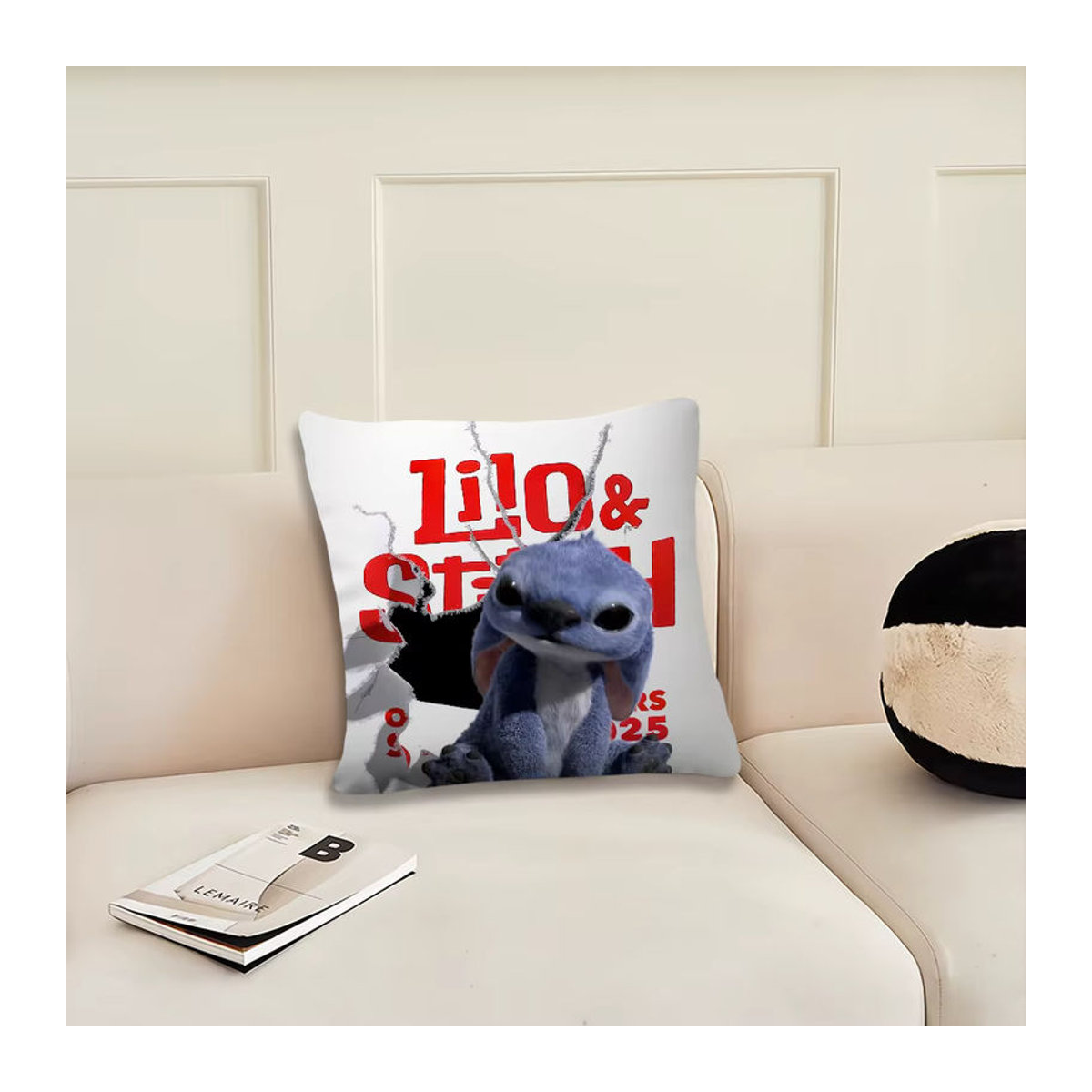 Kissenbezug mit Lilo & Stitch Motiv in Mehrfarbig für dein Sofa oder Wohnzimmer - Bild 5