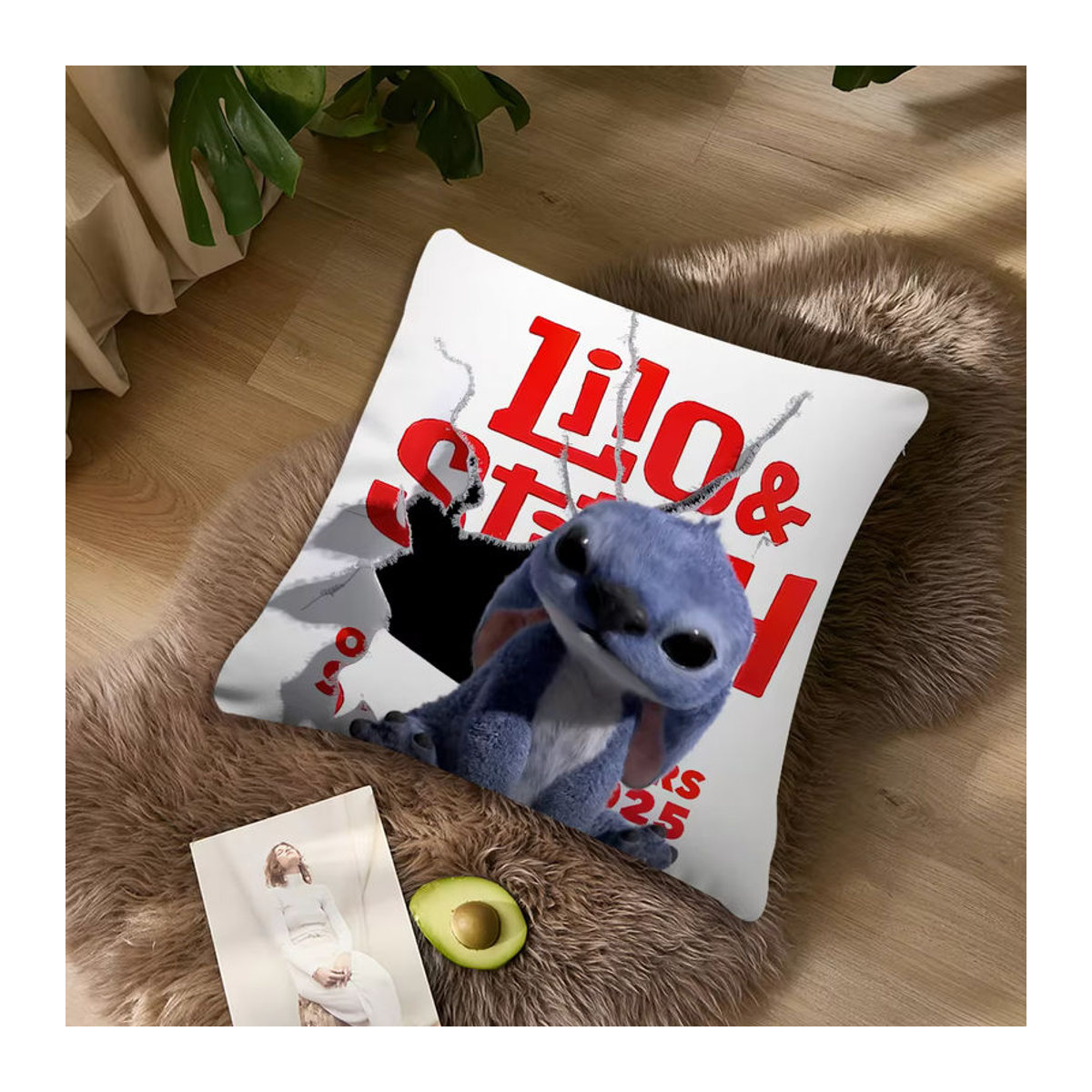Kissenbezug mit Lilo & Stitch Motiv in Mehrfarbig für dein Sofa oder Wohnzimmer - Bild 6