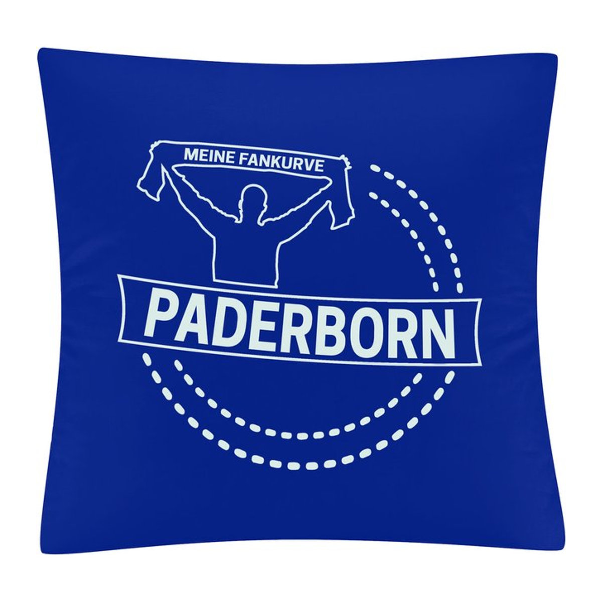 Kissenbezug multifanshop Paderborn Meine Fankurve in Weiß - Bild 1