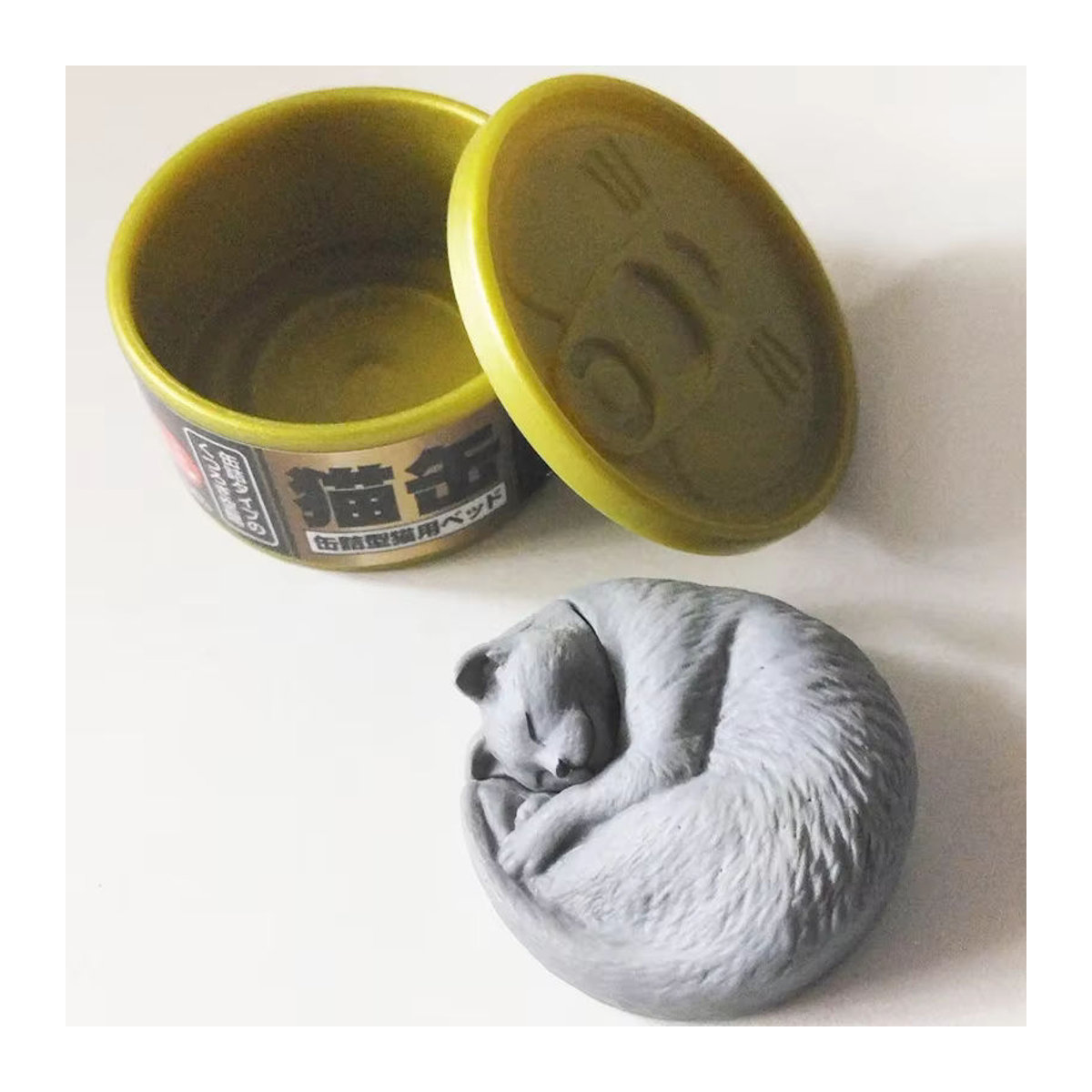 Kitan Club Gashapon Mini Tier Figur Katzen in Konservendosen mehrfarbig aus Kunststoff - Bild 3