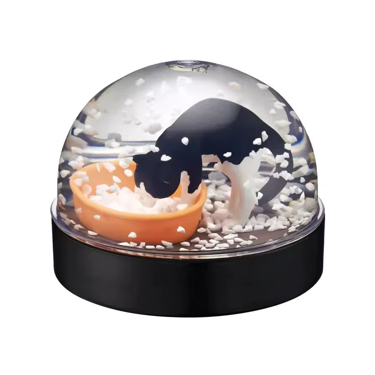 Kitan Japan Gashapon Schneekugel mit niedlicher Katzenfigur als Anime Dekorationsfigur für Kinder in Mehrfarbig - Bild 5