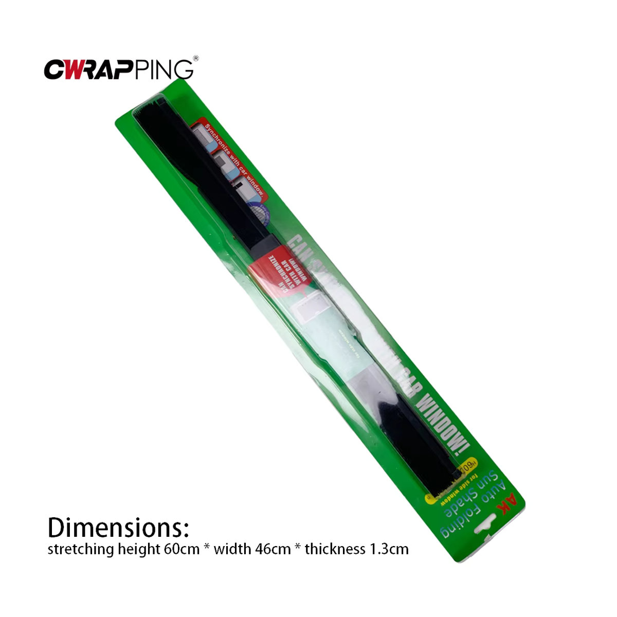 Klappbarer Auto-Sonnenschutz aus Mesh für Vorne und Hinten, UV-Schutz Fenster Vorhang in Schwarz - Bild 5