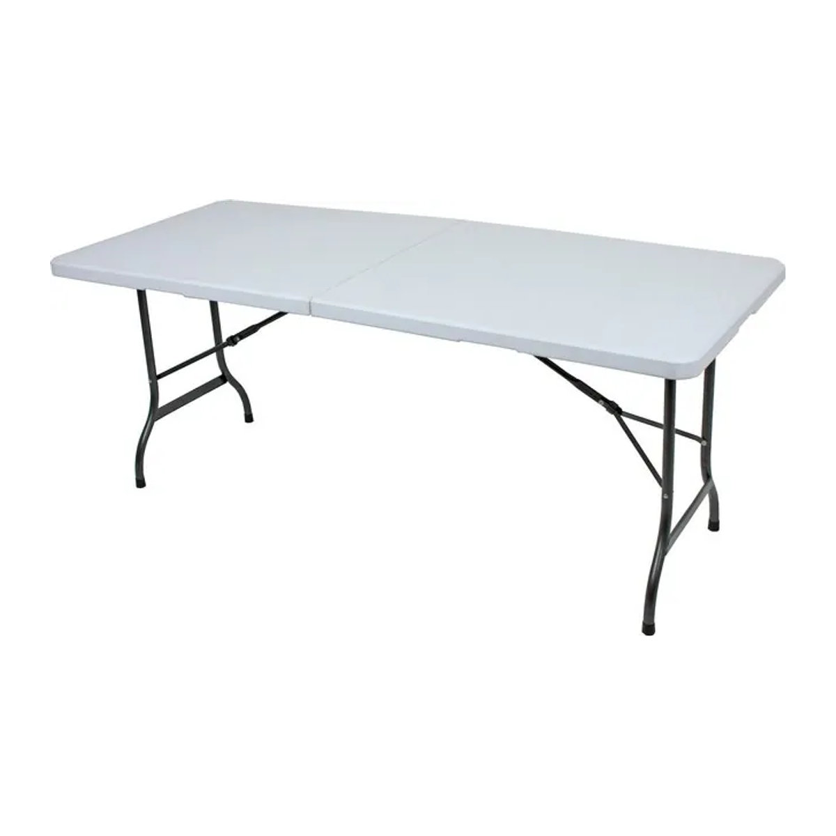 Klappbarer Gartentisch MUFARO von GARDEN PLEASURE in Weiss, B: 76 cm, L: 244 cm - Bild 1