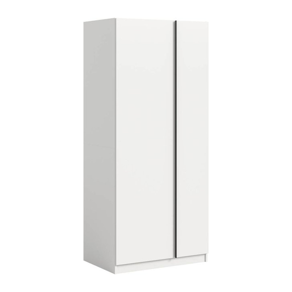 Kleiderschrank OAKLAND von xonox.home in Weiß mit Drehtüren, B/H/T: 80 x 183 x 53 cm - Bild 1