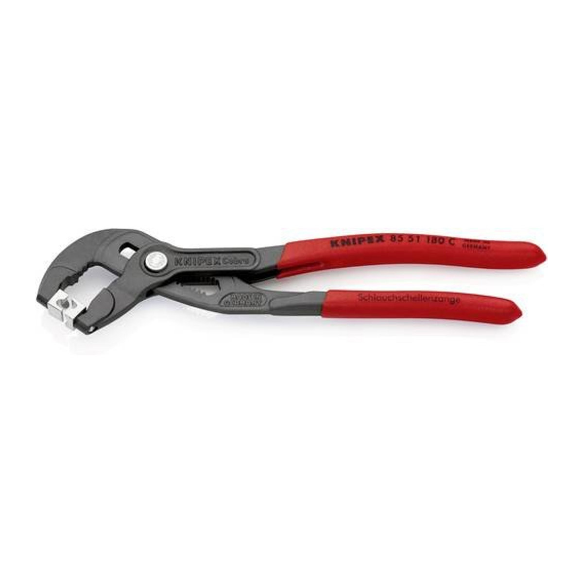 Knipex 85 51 180 C Schlauchschneidezange aus Chrom-Vanadium-Stahl in Rot - Bild 1