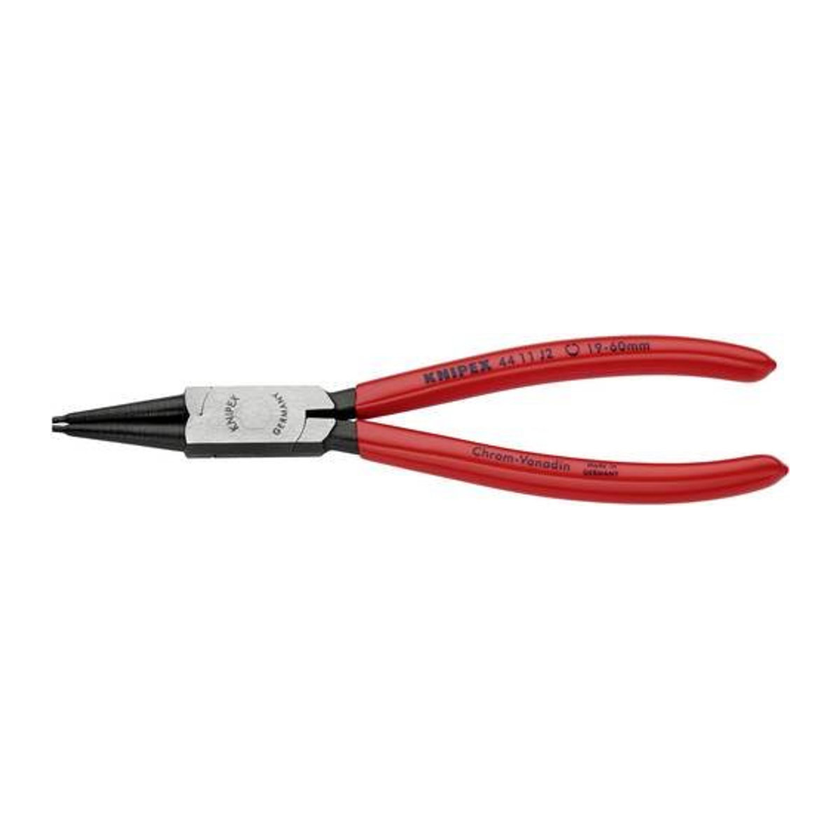 Knipex Seegeringzange 44 11 J2 in Spitzenform für Innenringe 19-60 mm aus Metall - Bild 1