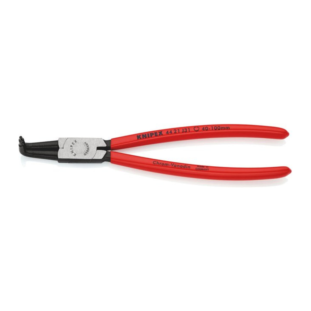 Knipex Seegeringzange Spitzenform für Innenringe 40-100mm aus Metall - Bild 2