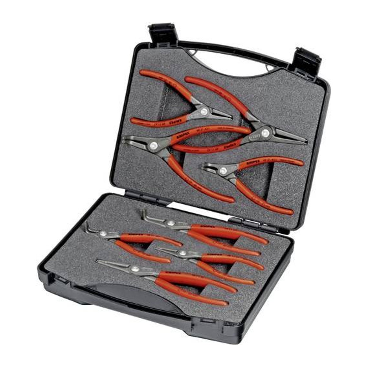 Knipex Seegeringzangen-Set für Außen- und Innenringe 12-25 mm mit Kunststoffgriffen - Bild 1