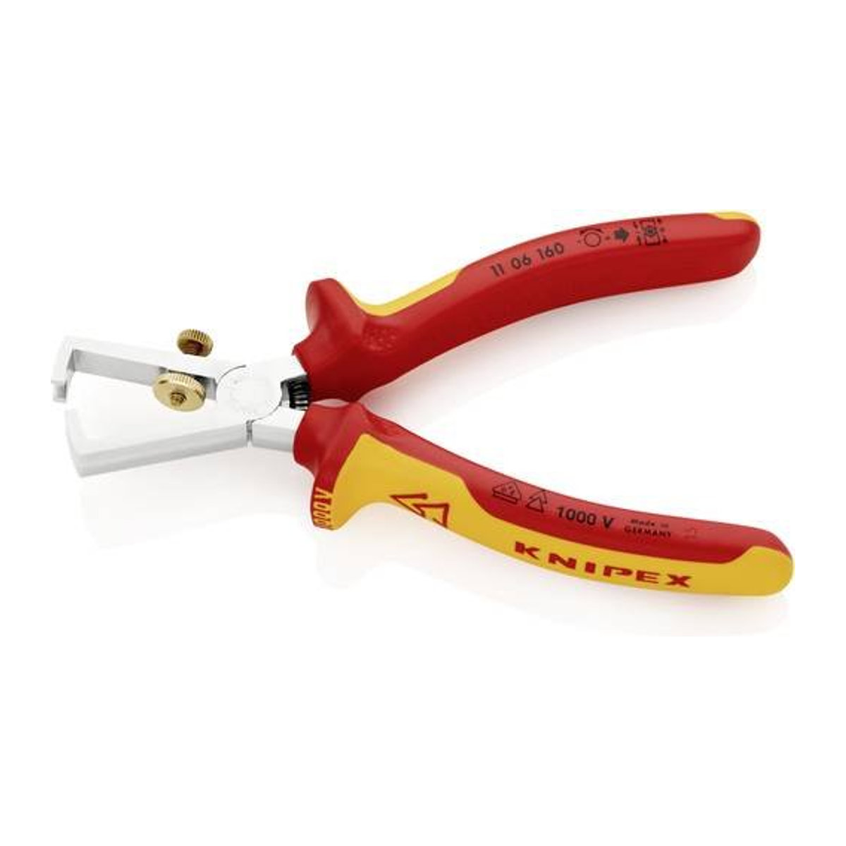 Knipex VDE Abisolierzange 160 mm für bis zu 10 mm² - Bild 1