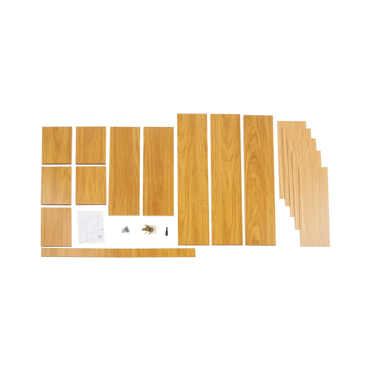 Kompaktes Bücherregal in Natur/Braun, minimalistisches Design für Bücher, Dekorationen und Pflanzen, B/T/H: 120 x 24 x 80 cm - Bild 6