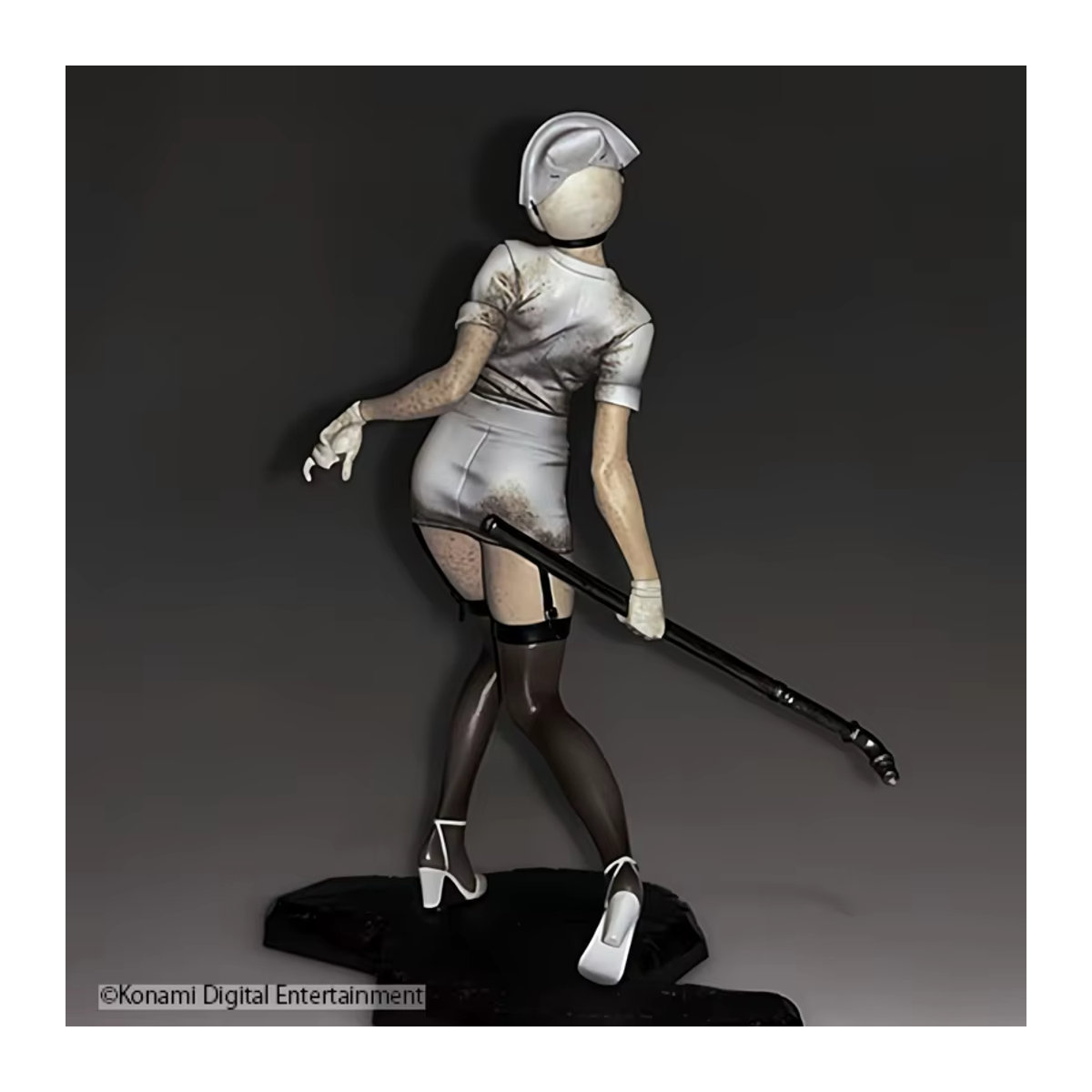 Konami Silent Hill Bubble Head Nurse Figur in Rot und Weiß - Bild 3