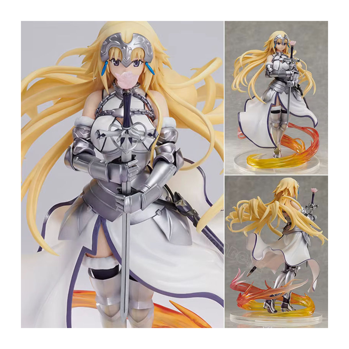 KONBORE Fate/Grand Order Jeanne d'Arc Alter Santa Lily Anime-Figur, weiß, Höhe: 26 cm - Bild 2