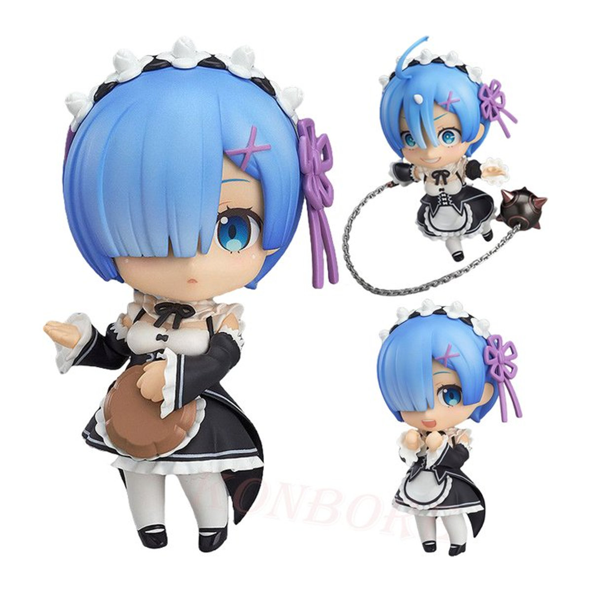 KONBORE Re:Zero – Das Leben in einer anderen Welt starten Rem Anime-Figur, mehrfarbig, Sammlermodell aus Kunststoff - Bild 1