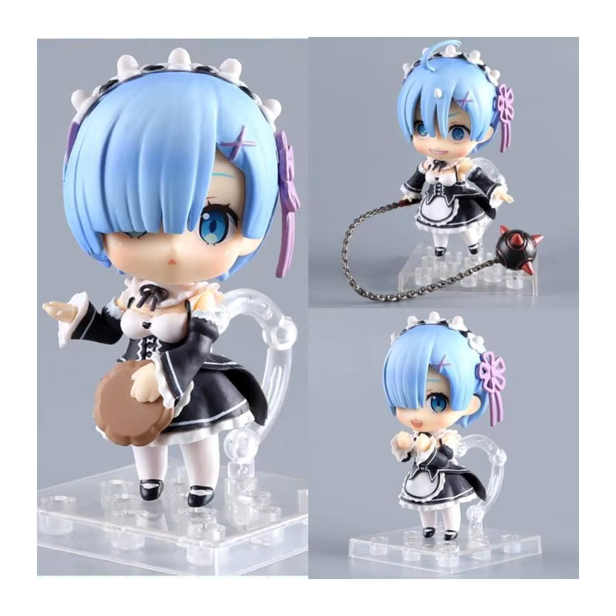 KONBORE Re:Zero – Das Leben in einer anderen Welt starten Rem Anime-Figur, mehrfarbig, Sammlermodell aus Kunststoff - Bild 2