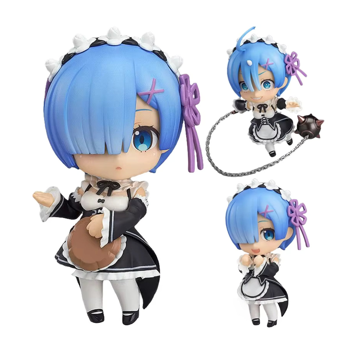 KONBORE Re:Zero – Das Leben in einer anderen Welt starten Rem Anime-Figur, mehrfarbig, Sammlermodell aus Kunststoff - Bild 3