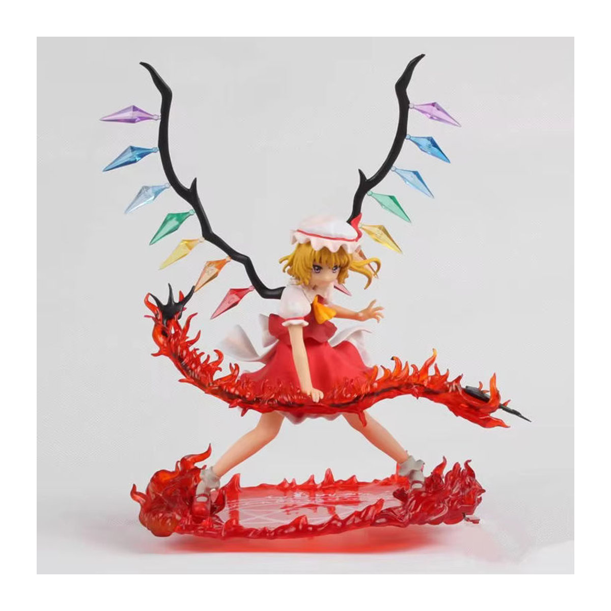 KONBORE Touhou Projekt Flandre Scarlet Anime Figur, mehrfarbig, Höhe: 27 cm - Bild 3