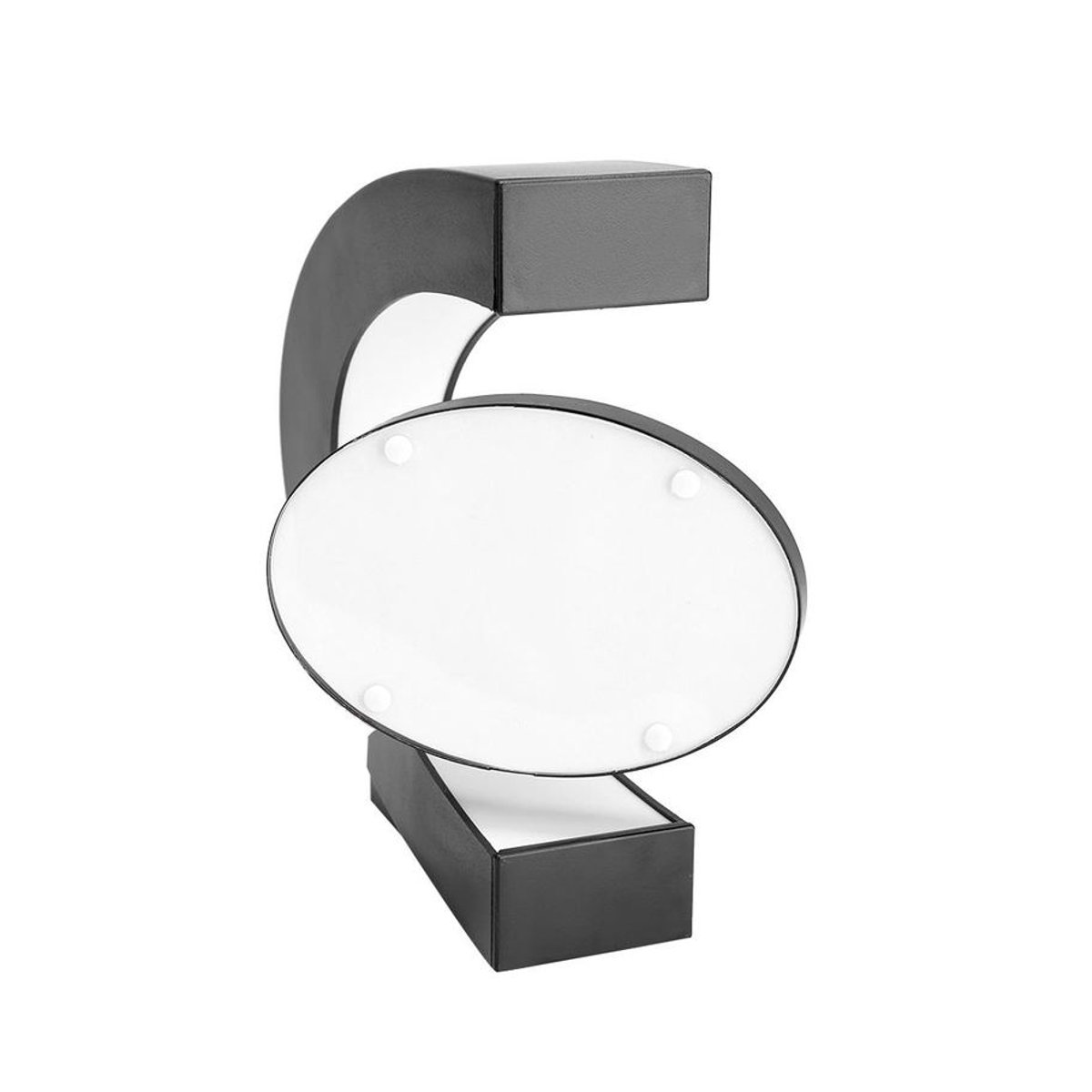 KONNWEI Magnetischer Schwebender Bilderrahmen in C-Form mit LED-Beleuchtung, Tischaufsteller für moderne Dekoration, Breite: 30 cm, Höhe: 20,8 cm, Tiefe: 4,4 cm - Bild 7