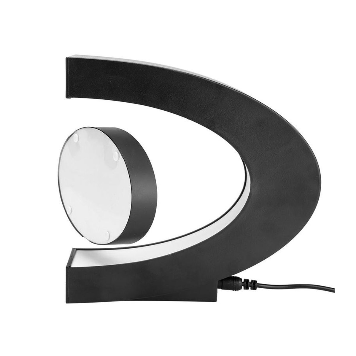 KONNWEI Magnetischer Schwebender Bilderrahmen in C-Form mit LED-Beleuchtung, Tischaufsteller für moderne Dekoration, Breite: 30 cm, Höhe: 20,8 cm, Tiefe: 4,4 cm - Bild 8