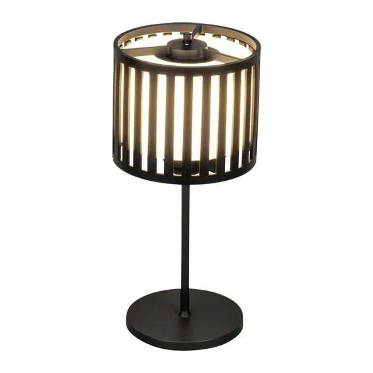 Konstsmide 7837-752 Bottle LED-Akku-Tischlampe aus Aluminium in Schwarz - Bild 1