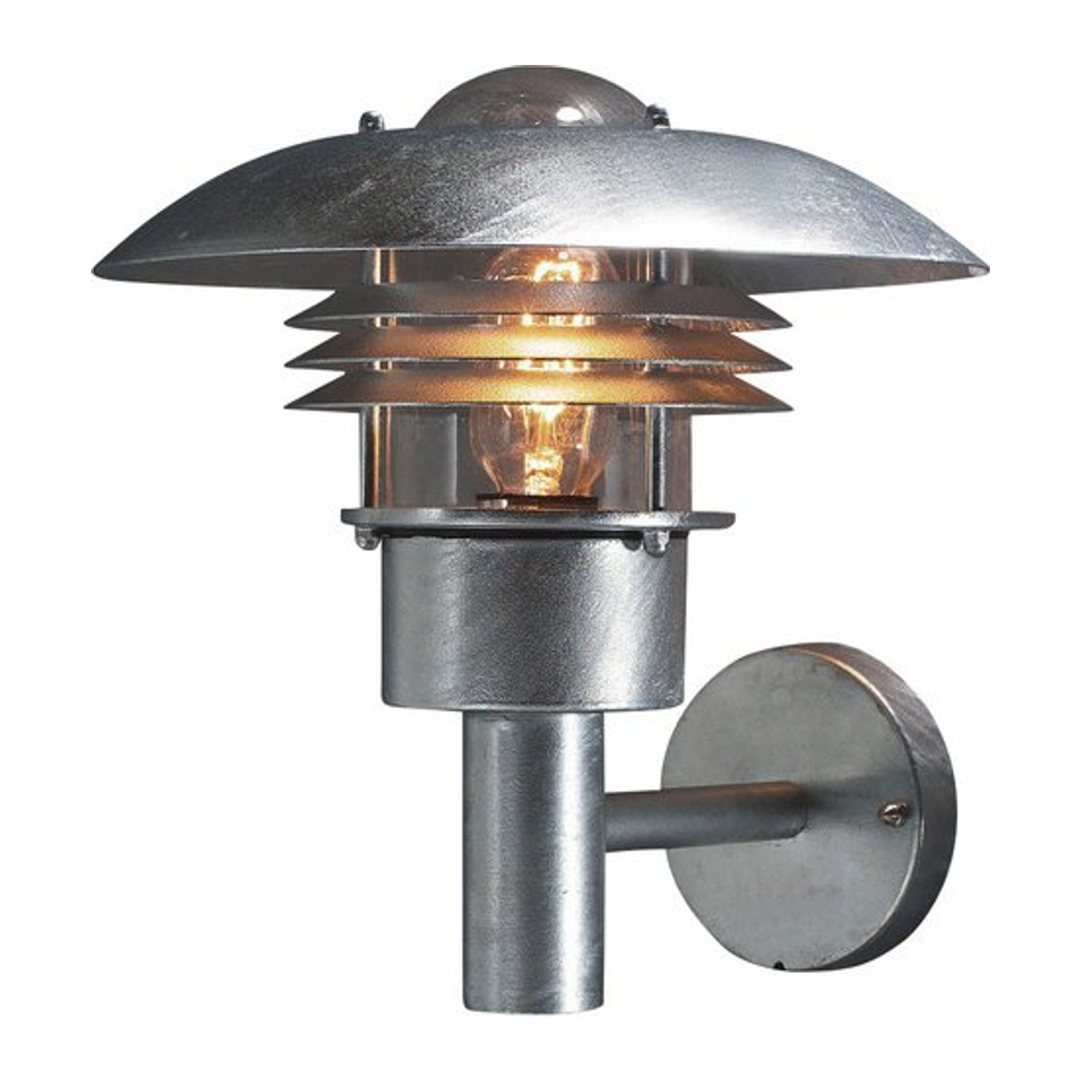 Konstsmide Außenwandleuchte Modern in Grau mit E27 Fassung und 60 W - Bild 2