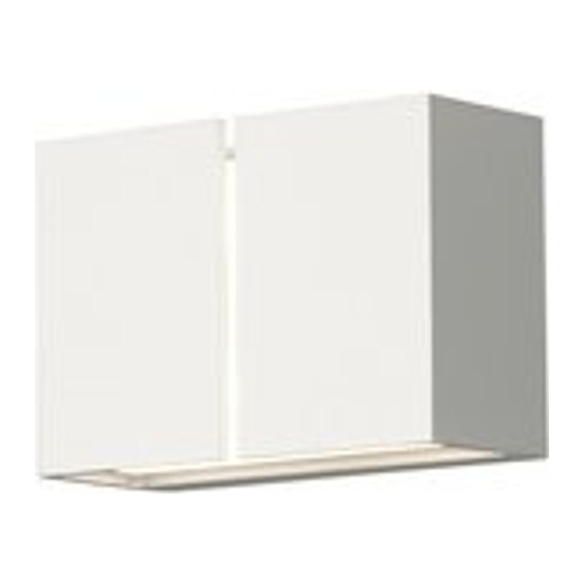 Konstsmide Außenwandleuchte Pavia LED Up and Down Light aus Aluminium in Weiß, H x B x T: 11,5 x 16,5 x 8 cm - Bild 1