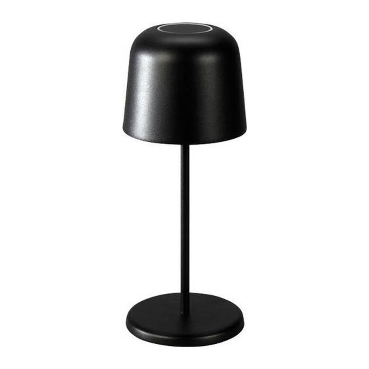Konstsmide Biot LED-Akku-Tischlampe aus Aluminium in Schwarz minimalistisches Design - Bild 1
