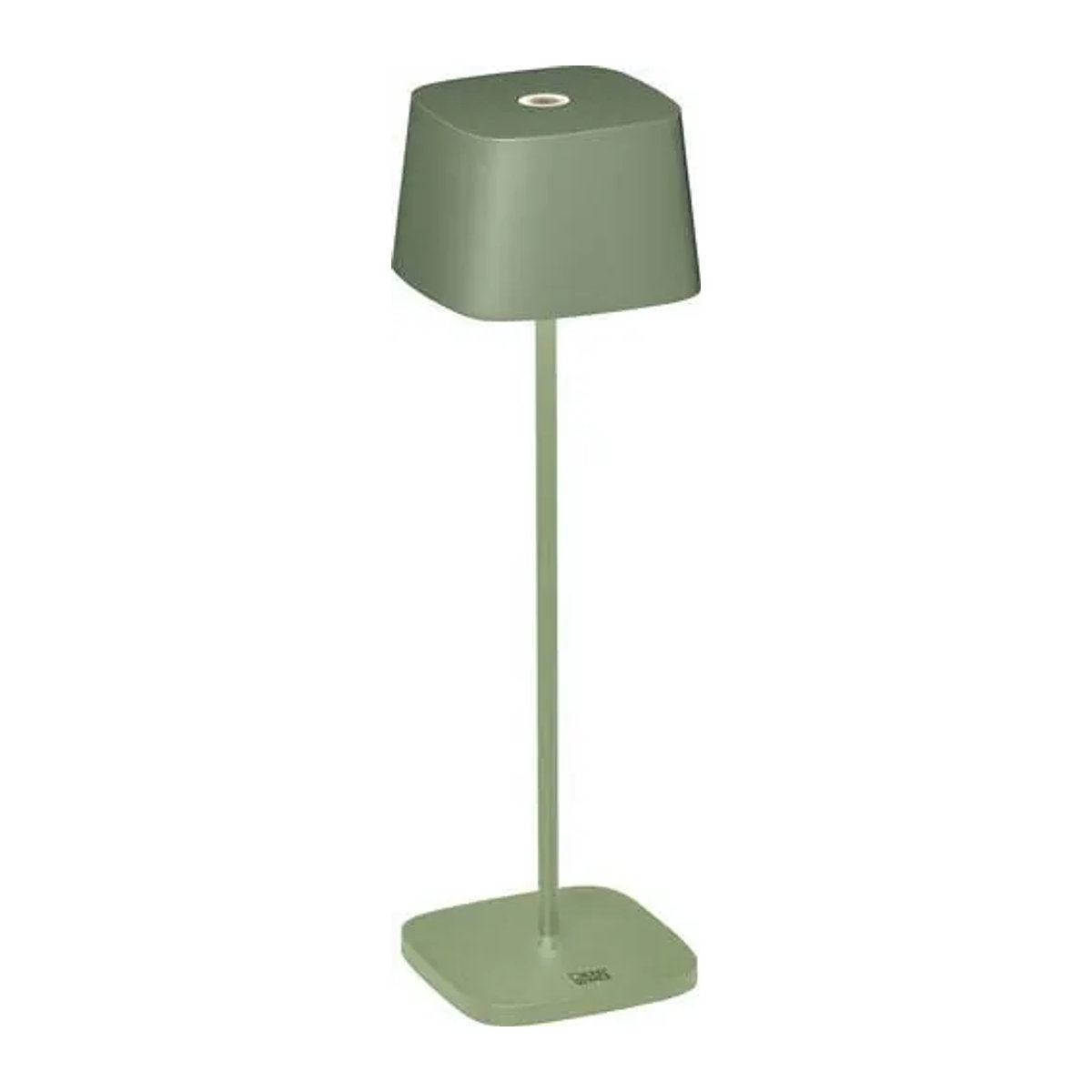 Konstsmide Capri LED-Akku-Tischlampe aus Aluminium in Grün-Grau - Bild 1