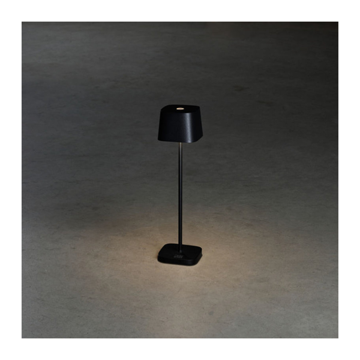 Konstsmide Capri LED-Tischlampe Schwarz Aluminium Warmweiß IP54 B/L: 20 x 7 cm - Bild 4