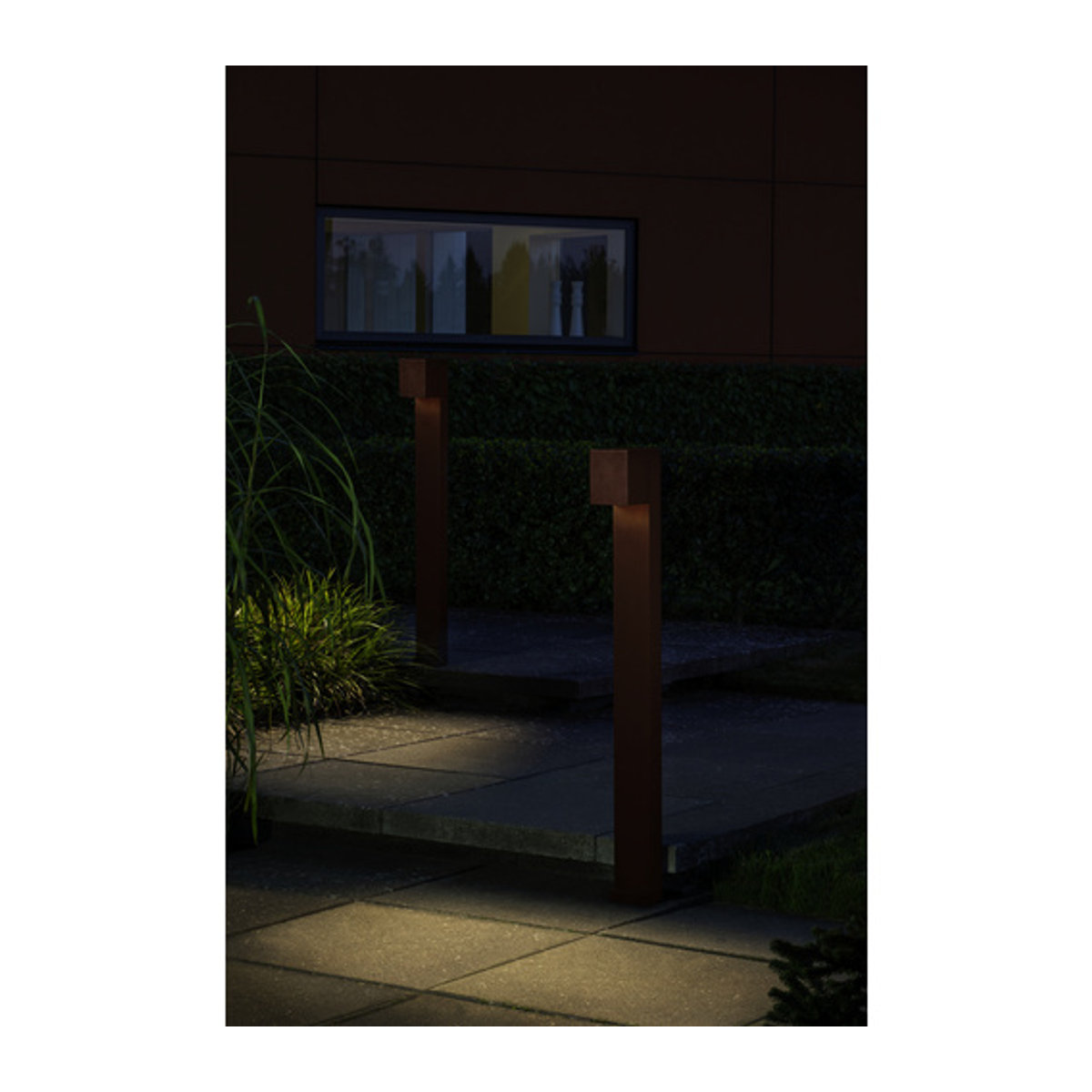 Konstsmide Cremona Wegeleuchte aus Aluminium in Braun mit LED Warmweiß B/L: 100 x 9 cm - Bild 3