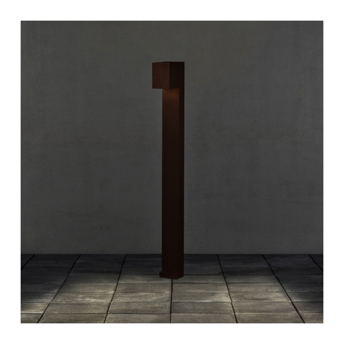Konstsmide Cremona Wegeleuchte aus Aluminium in Braun mit LED Warmweiß B/L: 100 x 9 cm - Bild 5