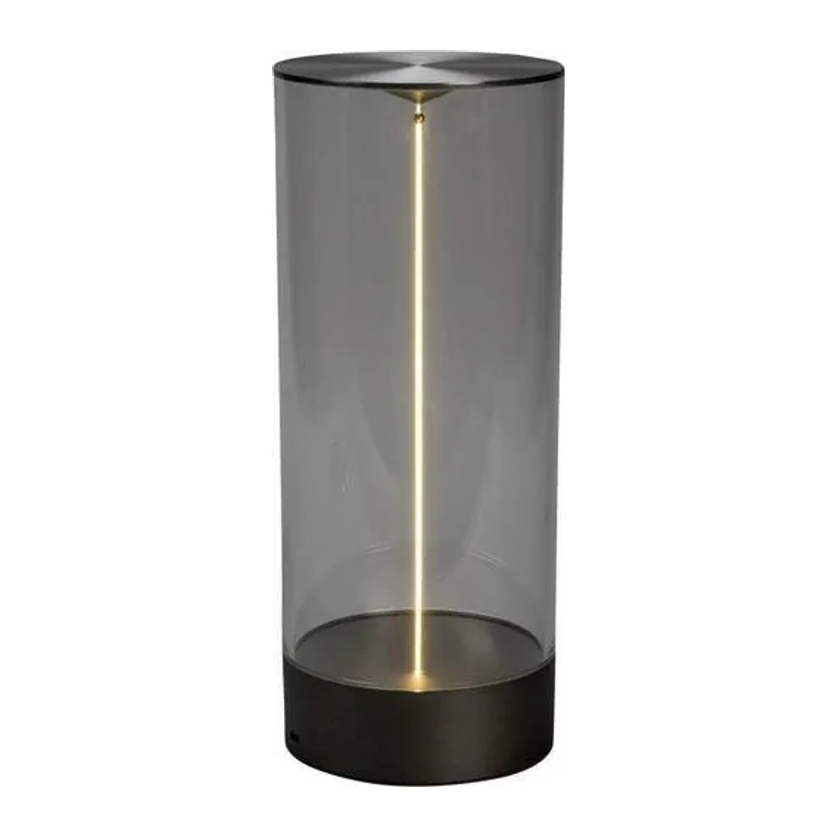 Konstsmide Edison L LED-Akku-Tischlampe in Dunkelgrün aus Aluminium und Glas - Bild 1