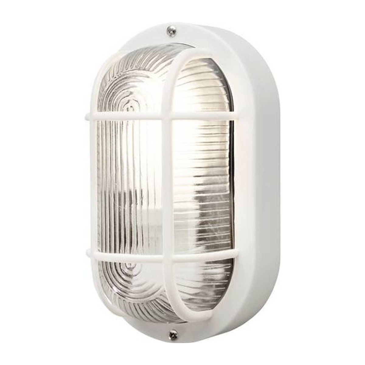 Konstsmide Elmas 7650-200 Außenwandleuchte im Industrial Design, E27, 40W, Weiß - Bild 1