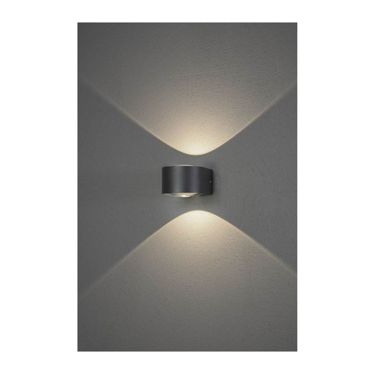 Konstsmide Gela LED Außenwandleuchte Up and Down in Anthrazit, B/H/T: 11 x 6,5 x 15,5 cm - Bild 2