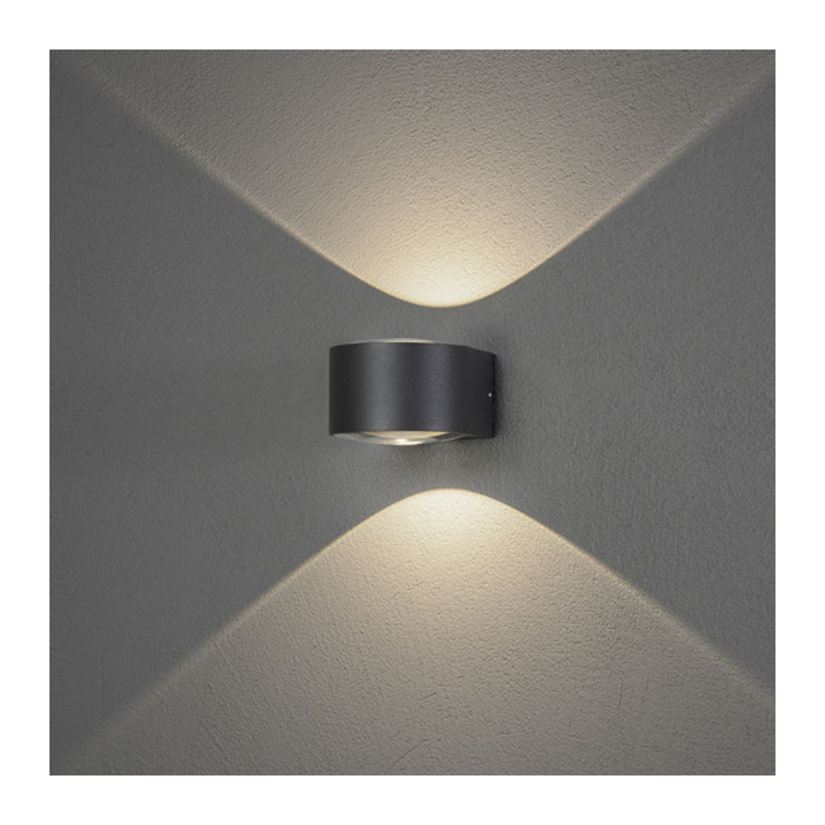 Konstsmide Gela LED Außenwandleuchte Up and Down in Anthrazit, B/H/T: 11 x 6,5 x 15,5 cm - Bild 4