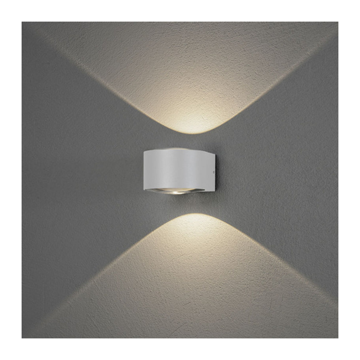 Konstsmide Gela LED Außenwandleuchte Up and Down in Weiß, B/H/T: 11 x 6,5 x 15,5 cm - Bild 3