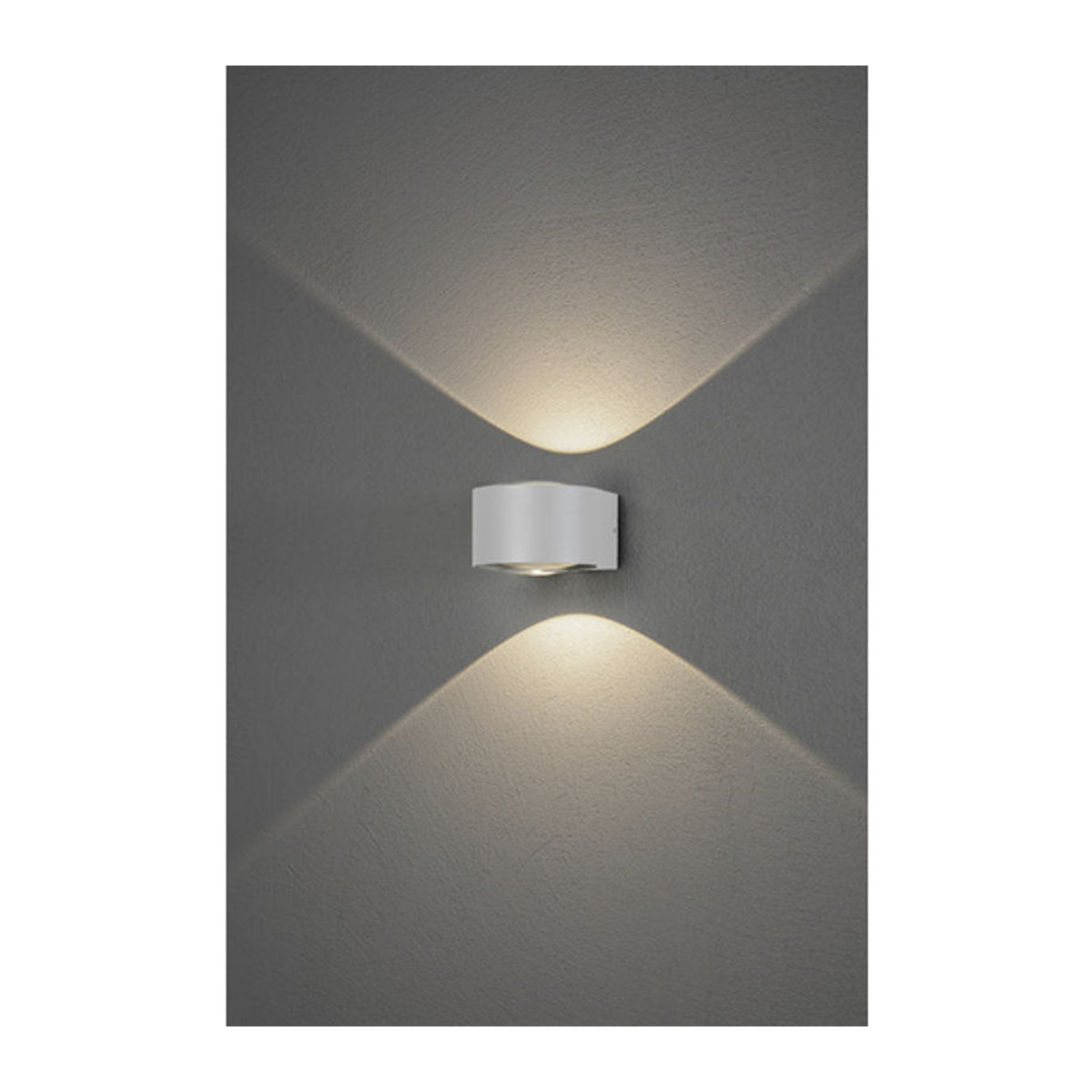 Konstsmide Gela LED Außenwandleuchte Up and Down in Weiß, B/H/T: 11 x 6,5 x 15,5 cm - Bild 4