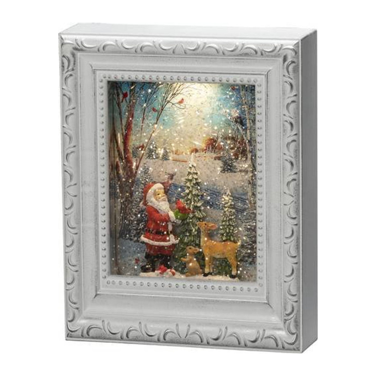 Konstsmide LED-Wasserlaterne Weihnachtsmann in Weiß, B/H/T: 5 x 22 x 17,5 cm - Bild 2