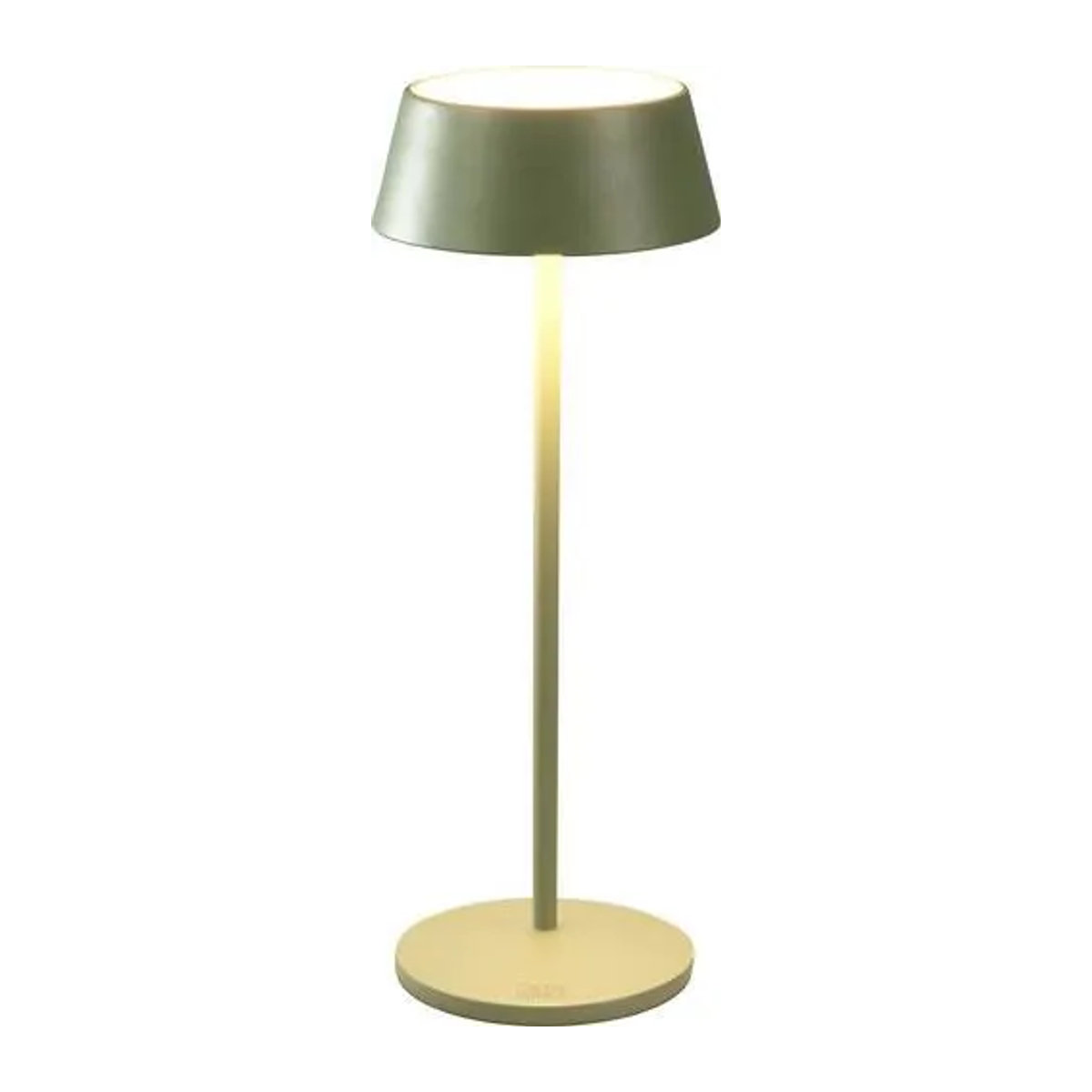 Konstsmide Menton LED-Akku-Tischlampe aus Aluminium in Grün-Grau - Bild 1