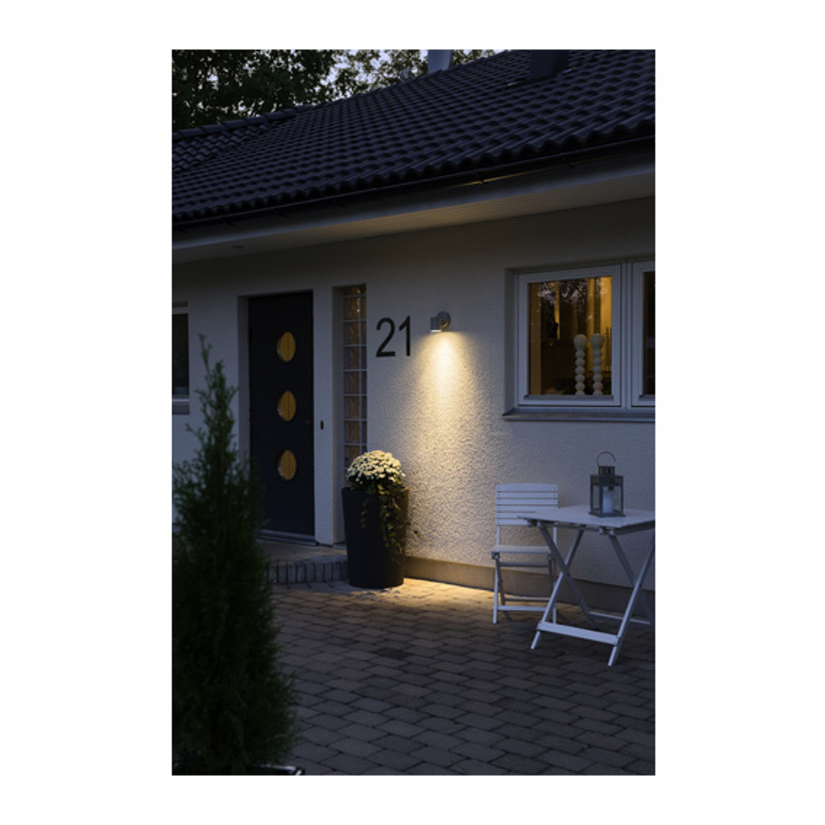 Konstsmide Modern Außenwandleuchte Grau GU10 35W - Bild 3