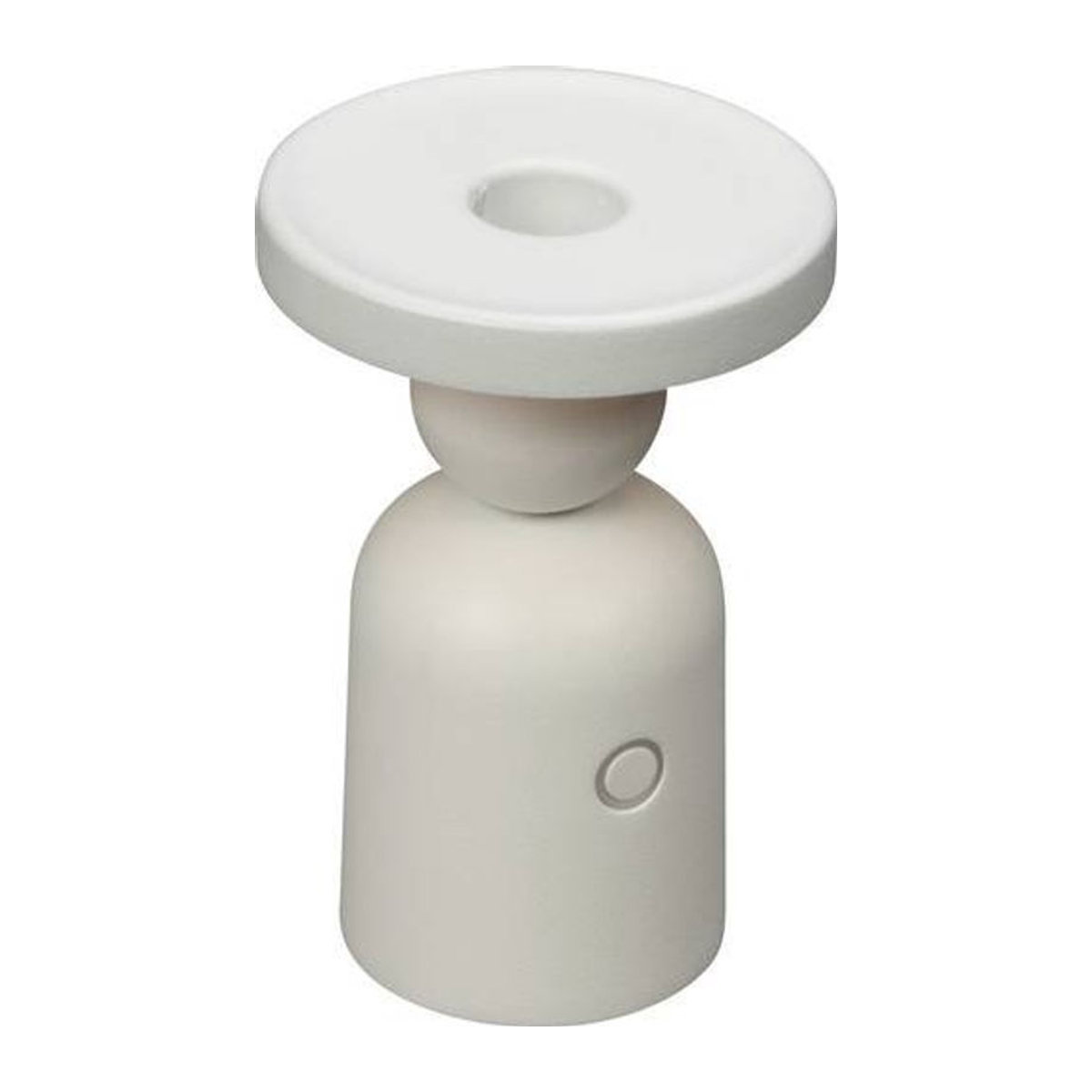 Konstsmide Nantes LED-Akku-Tischlampe aus Aluminium in Weiß - Bild 1