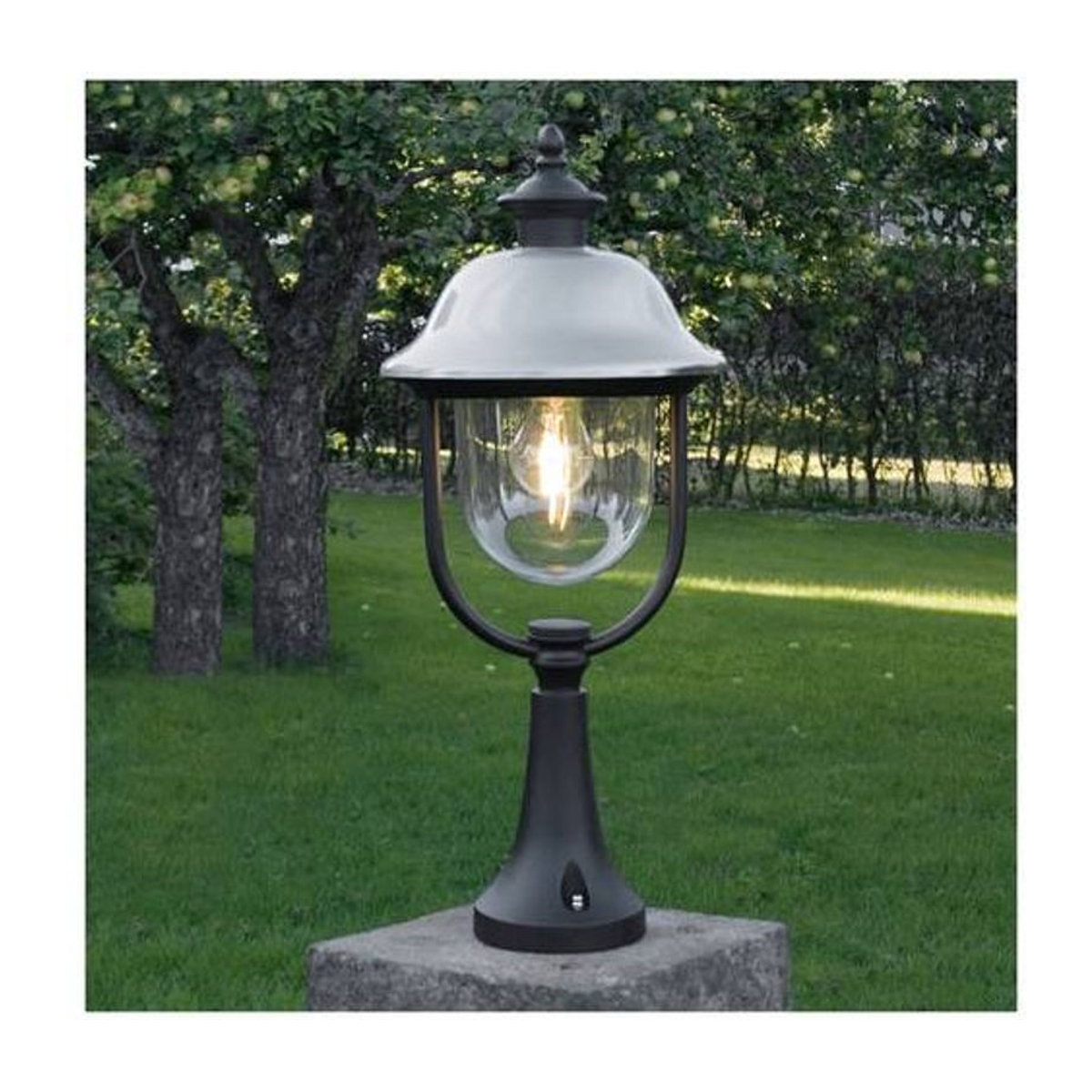 Konstsmide Parma LED-Sockelleuchte E27 75W Schwarz Klassisch - Bild 1