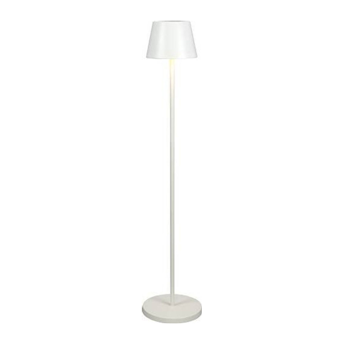 Konstsmide Pomezia Medium Außenstandleuchte aus Aluminium mit LED in Weiß - Bild 1