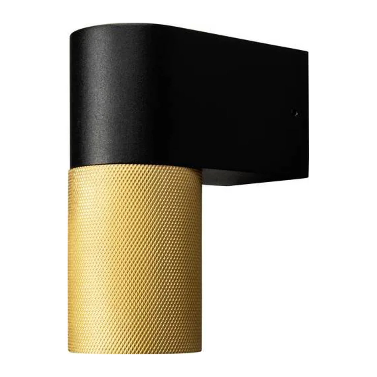 Konstsmide Temi 7666-758 Außenwandleuchte GU10 7W in Schwarz/Gold - Bild 1