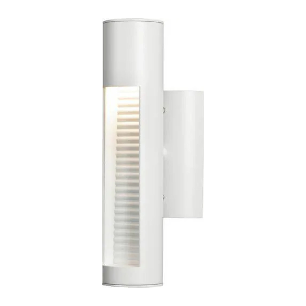 Konstsmide Udine LED-Außenwandleuchte aus Aluminium in Weiß, B/H: 30 x 7,5 cm - Bild 1