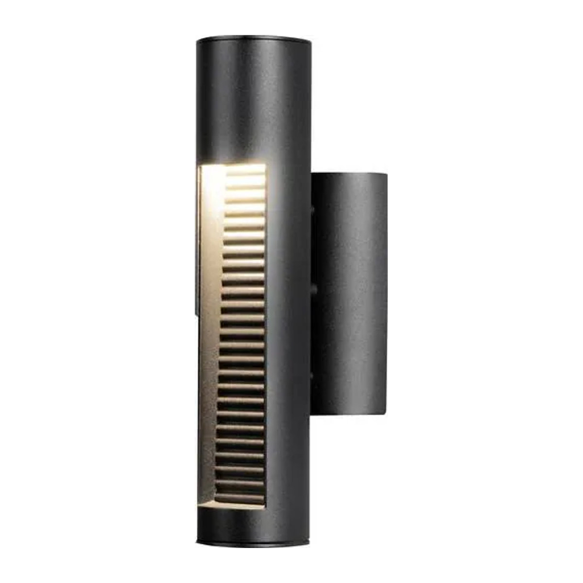 Konstsmide Udine LED-Außenwandleuchte in Schwarz mit warmweißem Licht, B/H: 30 x 7,5 cm - Bild 1