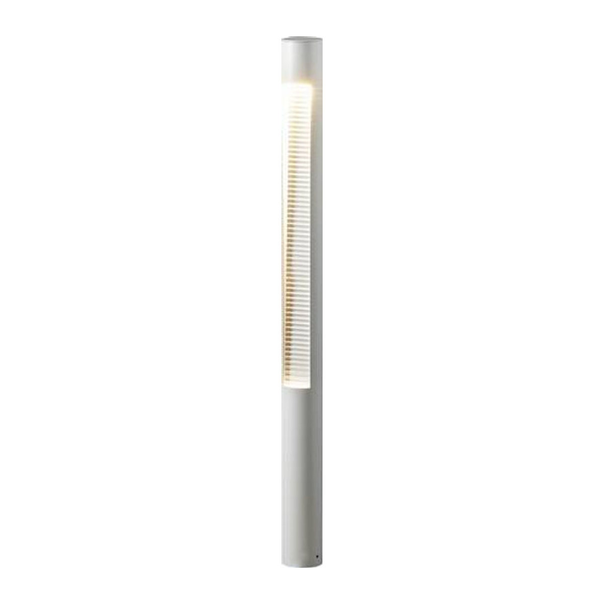 Konstsmide Udine Wegeleuchte aus Aluminium und Glas in Weiß mit 12W LED Warmweiß BxL: 97 x 7,5 cm - Bild 1