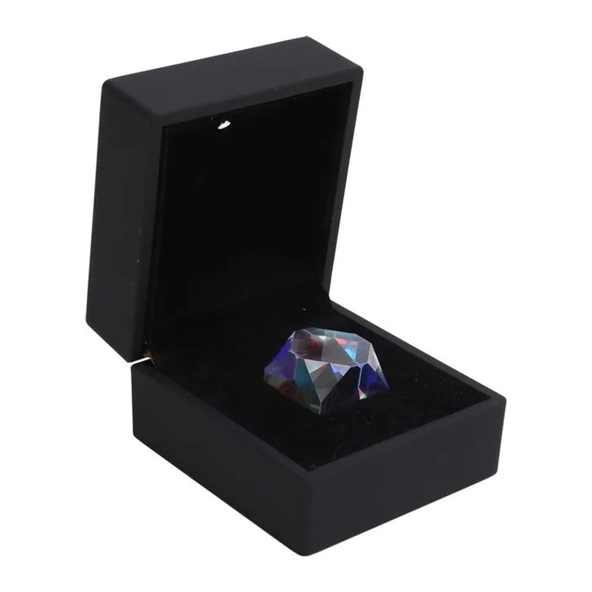Koogeelife Prisma K9 Kristallglas Polyeder für Physikunterricht, transparent, 20 mm - Bild 1
