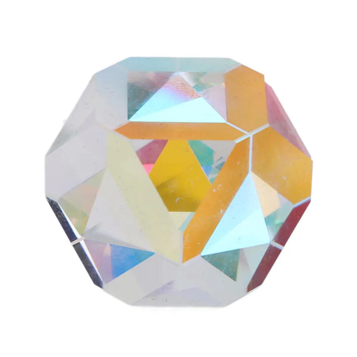 Koogeelife Prisma K9 Kristallglas Polyeder für Physikunterricht, transparent, 20 mm - Bild 2